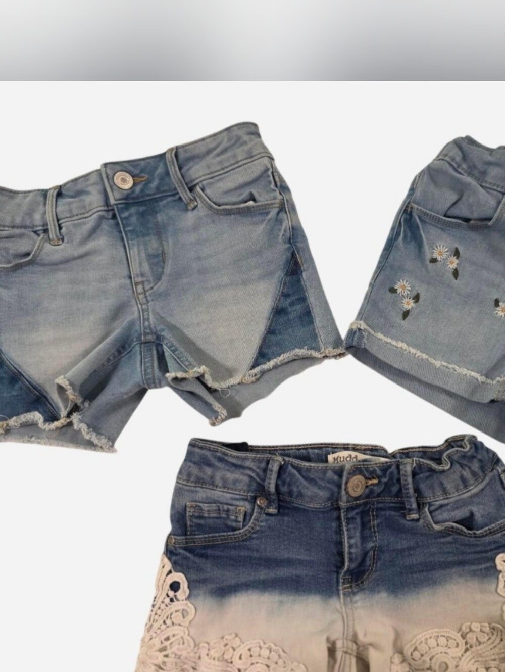 Girls Jean Short Lot Size 7